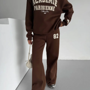 Σετ φόρμας ''Academie Parisienne'' καφέ
